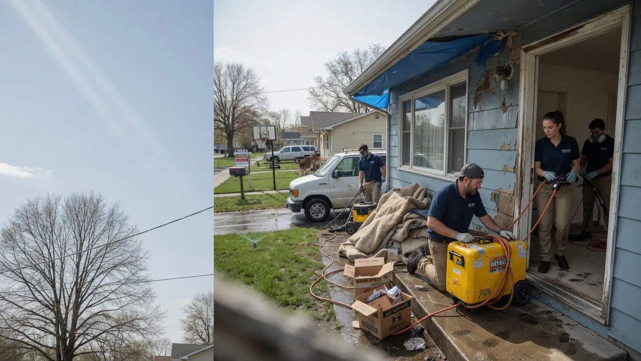 Basement Flood Cleanup in Fairview Heights, IL near me